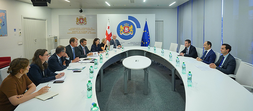 ლევან დავითაშვილი EBRD-ის პირველ ვიცე-პრეზიდენტს იურგენ რიგტერინკს შეხვდა - 5.09.2023