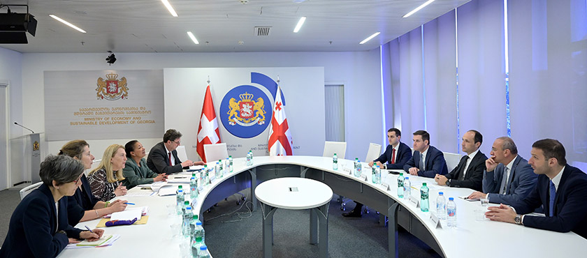 ლევან დავითაშვილი შვეიცარიის კონფედერაციის ეკონომიკურ საქმეთა სახელმწიფო მინისტრ ელენა ბუდლიგერს შეხვდა - 1.06.2023