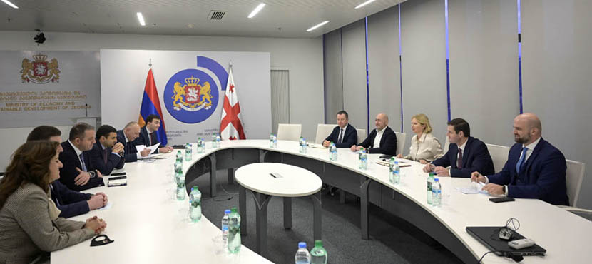 Natia Turnava Met with Economy Minister of Armenia, Vahan Kerobyan  - 20.12.2021